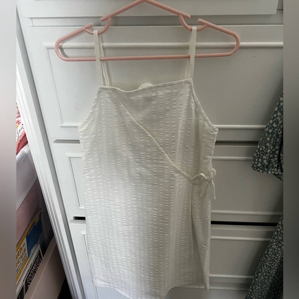 Zara girls white summer dress